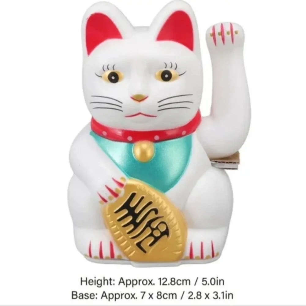 Lucky Fortune Cat Waving Moving Arm Feng Shui New in Box‎